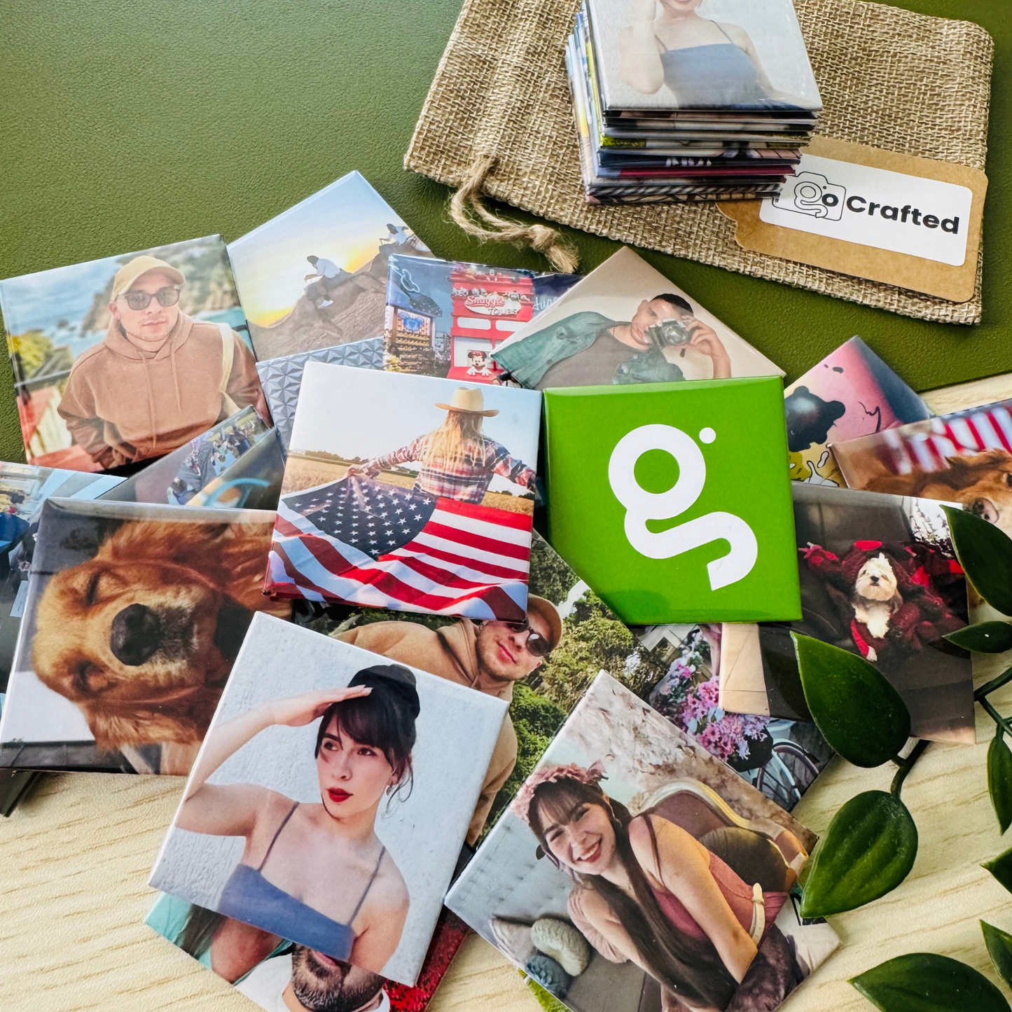 Custom Photo Magnets Set of 6