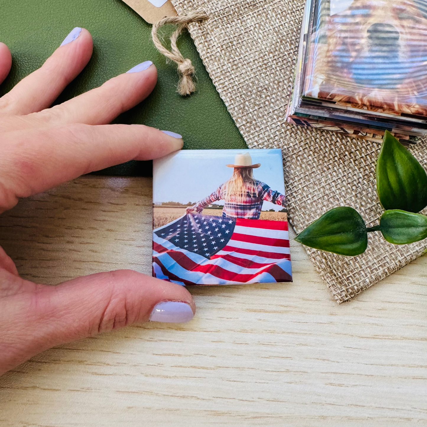 Custom Photo Magnets Set of 6