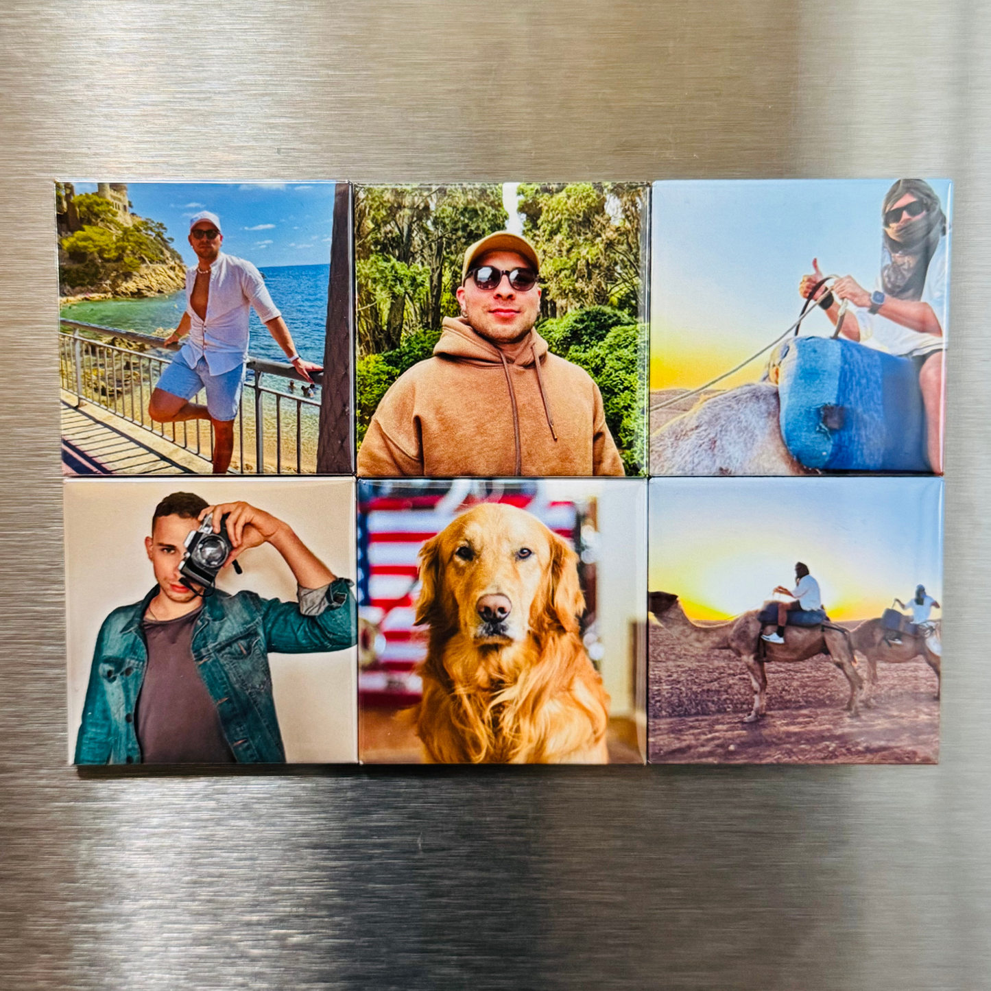 Custom Photo Magnets Set of 6