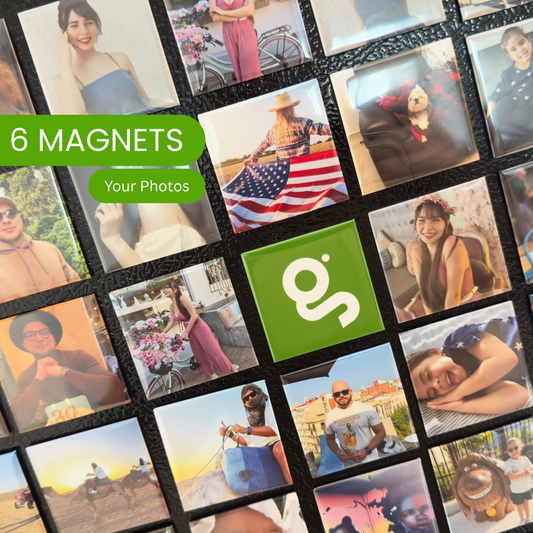 Custom Photo Magnets Set of 6