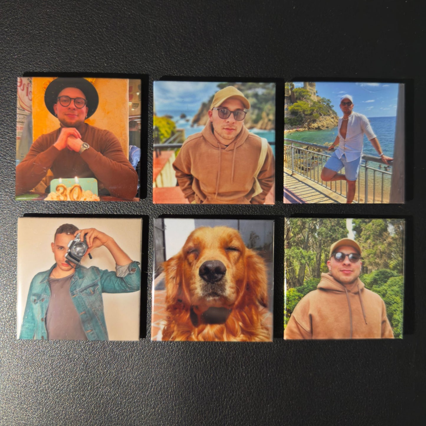 Custom Photo Magnets Set of 6