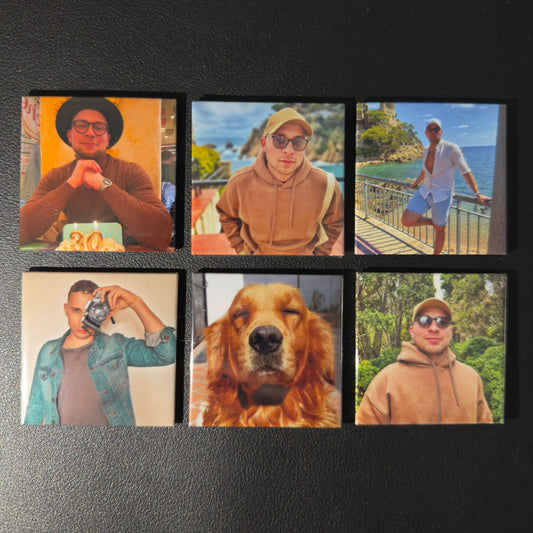 Custom Photo Magnets Set of 6