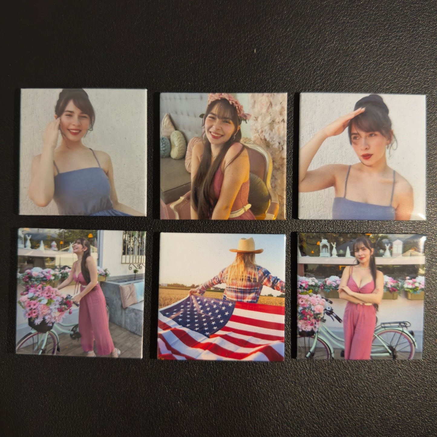 Custom Photo Magnets Set of 6